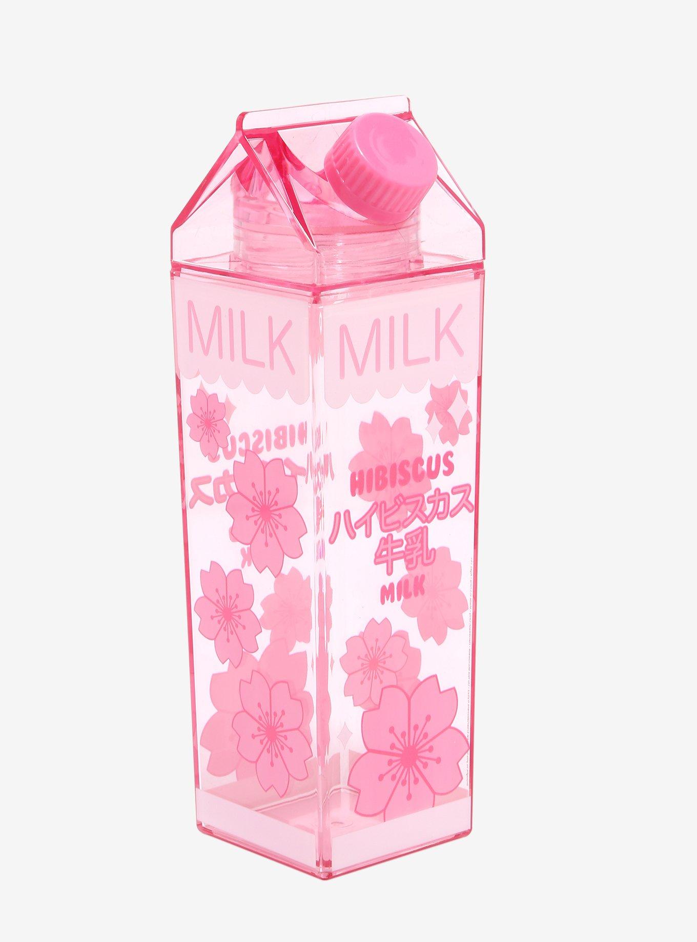 Hot Topic Kirby Snacks Milk Carton Water Bottle