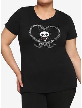 Skelanimals Jack Chain Heart Girls T-Shirt Plus Size, , hi-res