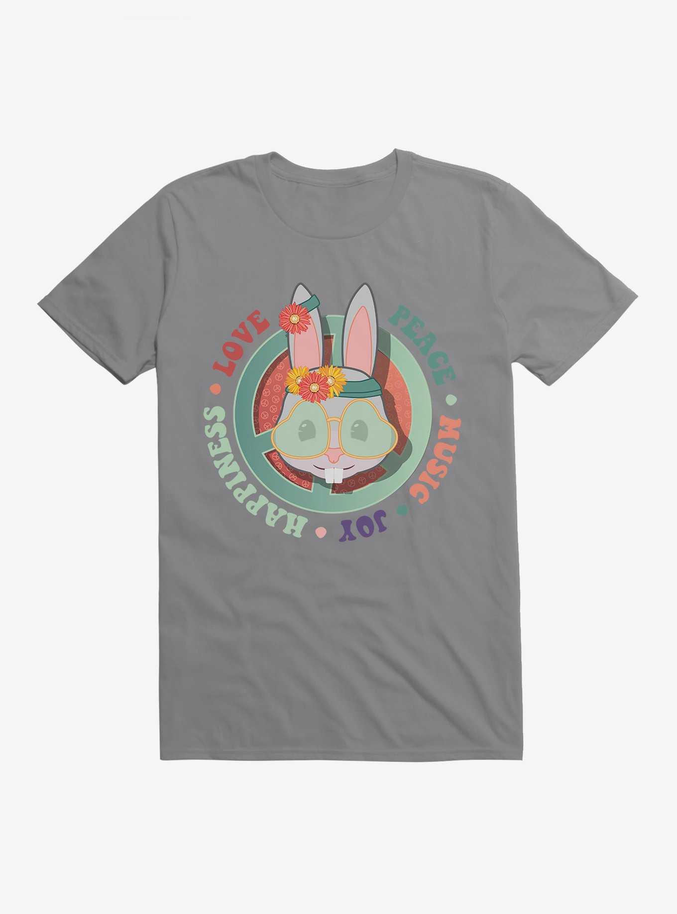 emoji Hippie Bunny T-Shirt, , hi-res