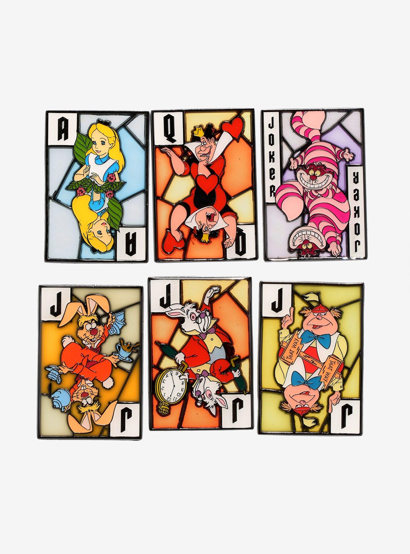 Loungefly Disney Alice In Wonderland Cards Blind Box Enamel Pin, , hi-res