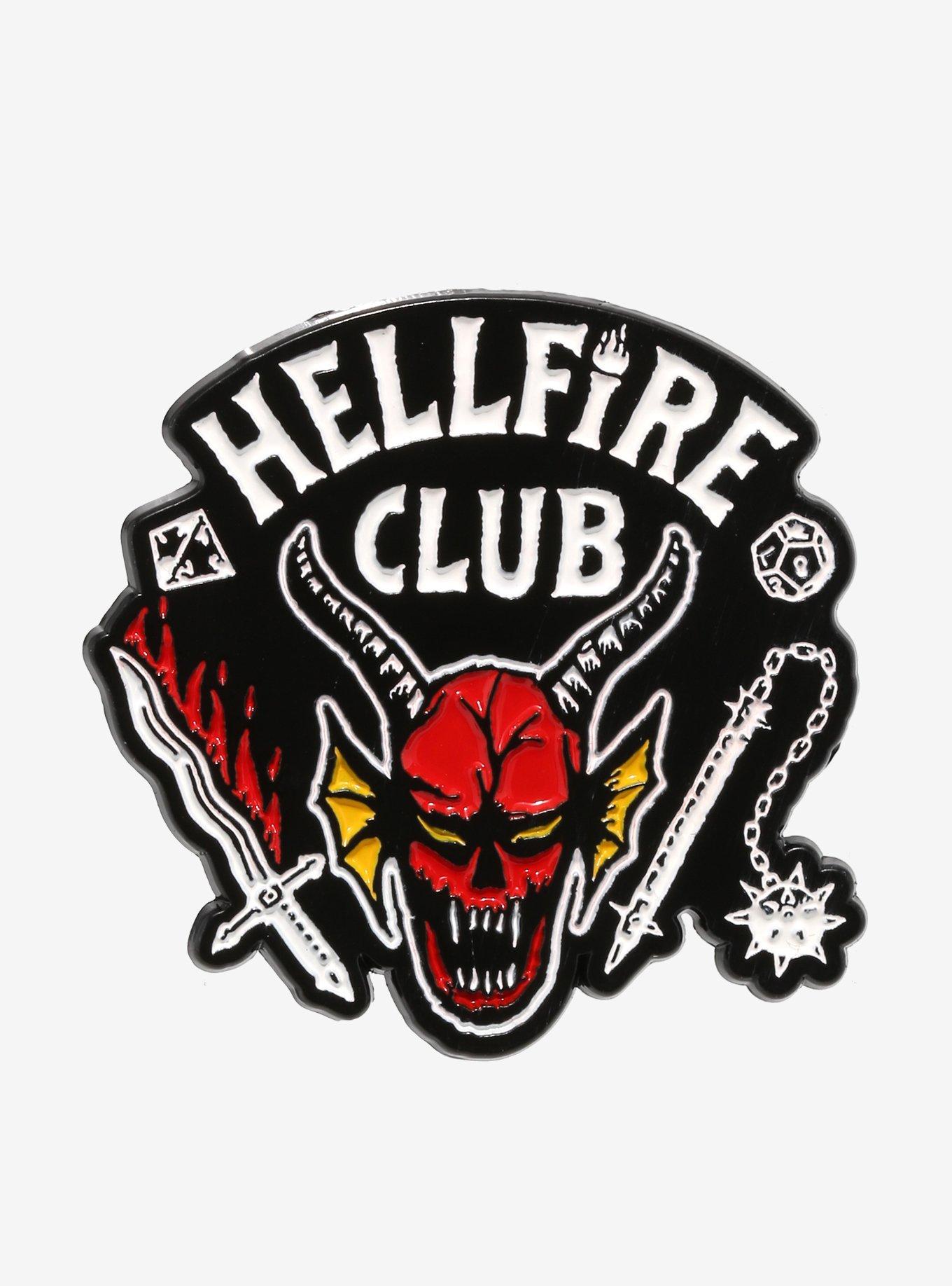 Stranger Things Hellfire Club Enamel Pin, , hi-res