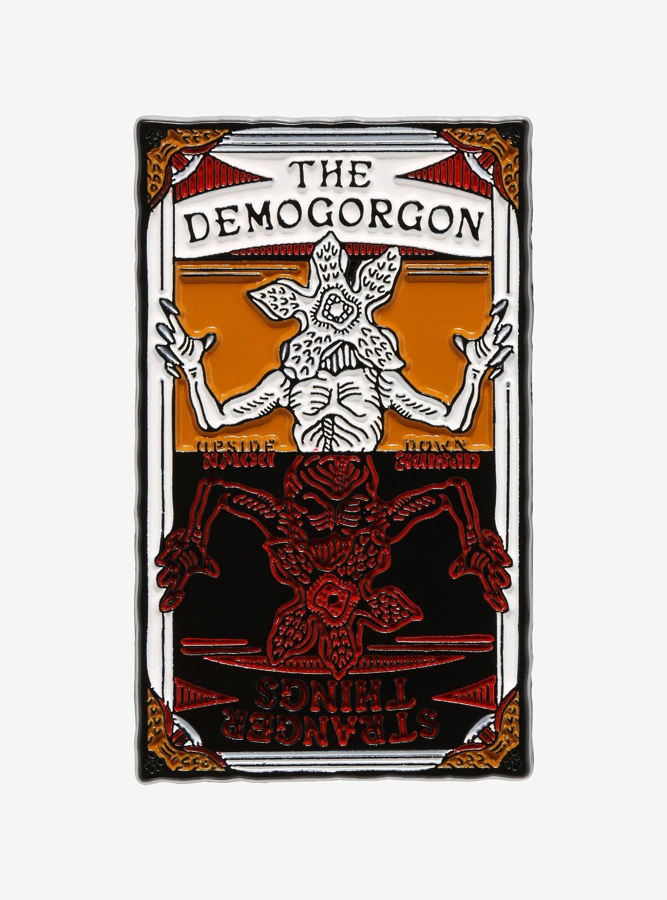 Stranger Things Demogorgon Upside Down Enamel Pin, , hi-res