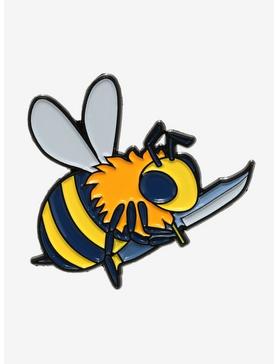 Killer Bee Knife Enamel Pin, , hi-res
