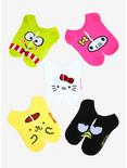 Hello Kitty And Friends Big Face No-Show Socks 5 Pair, , hi-res