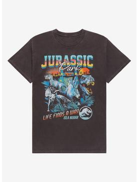 Plus Size Jurassic Park Life Finds a Way Retro T-Shirt - BoxLunch Exclusive , , hi-res