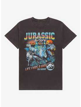 Jurassic Park Life Finds a Way Retro T-Shirt - BoxLunch Exclusive , , hi-res