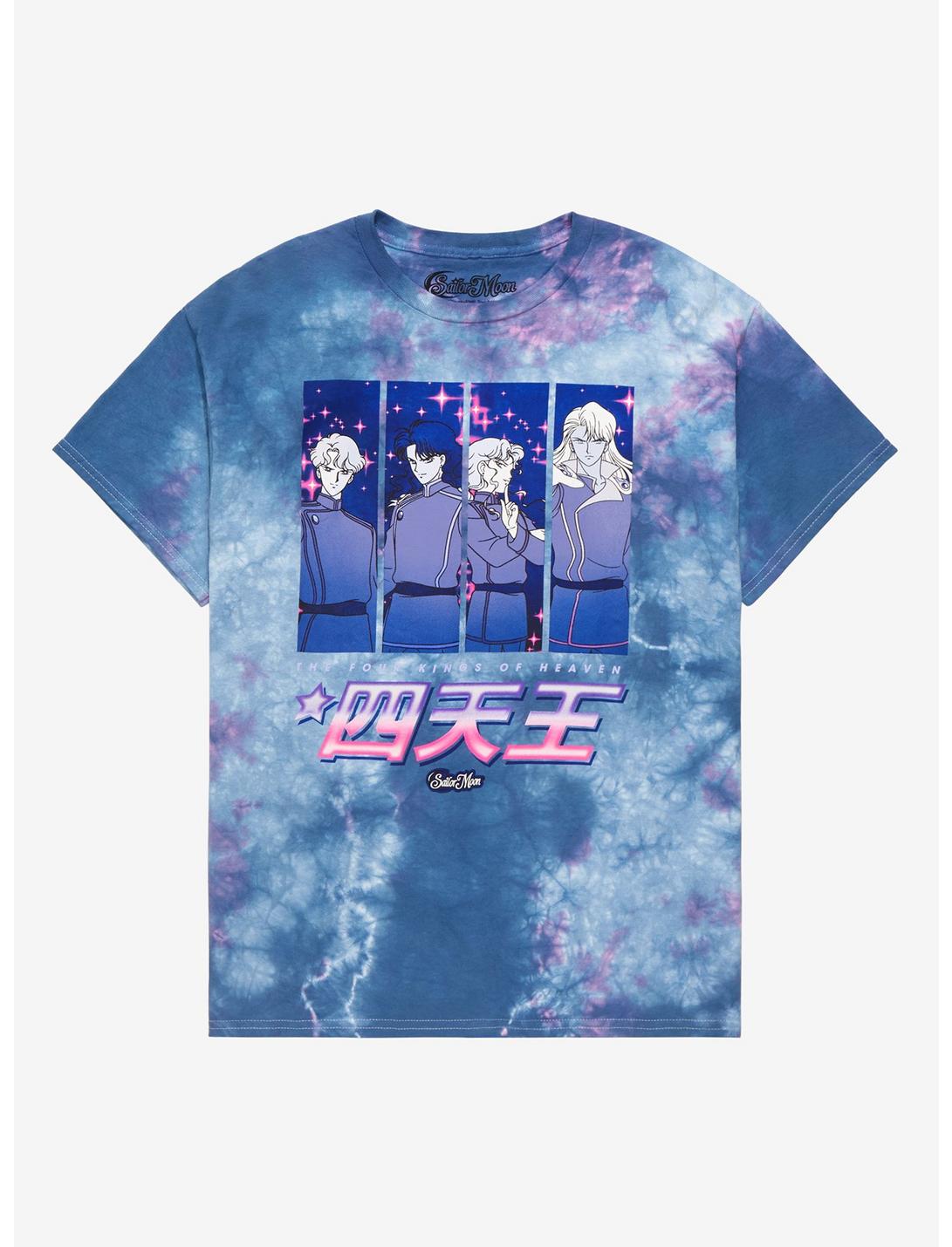 Sailor Moon Four Kings of Heaven Tie-Dye T-Shirt - BoxLunch Exclusive, TIE DYE, hi-res