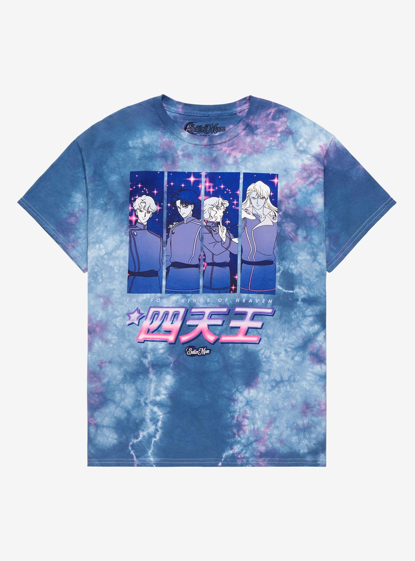 Sailor Moon Four Kings of Heaven Tie-Dye T-Shirt - BoxLunch Exclusive, TIE DYE, hi-res