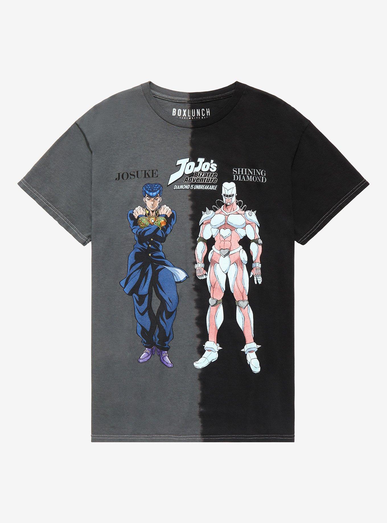 JoJo&rsquo;s Bizarre Adventure Josuke & Crazy Diamond Split Dye T-Shirt - BoxLunch Exclusive, TIE DYE, hi-res