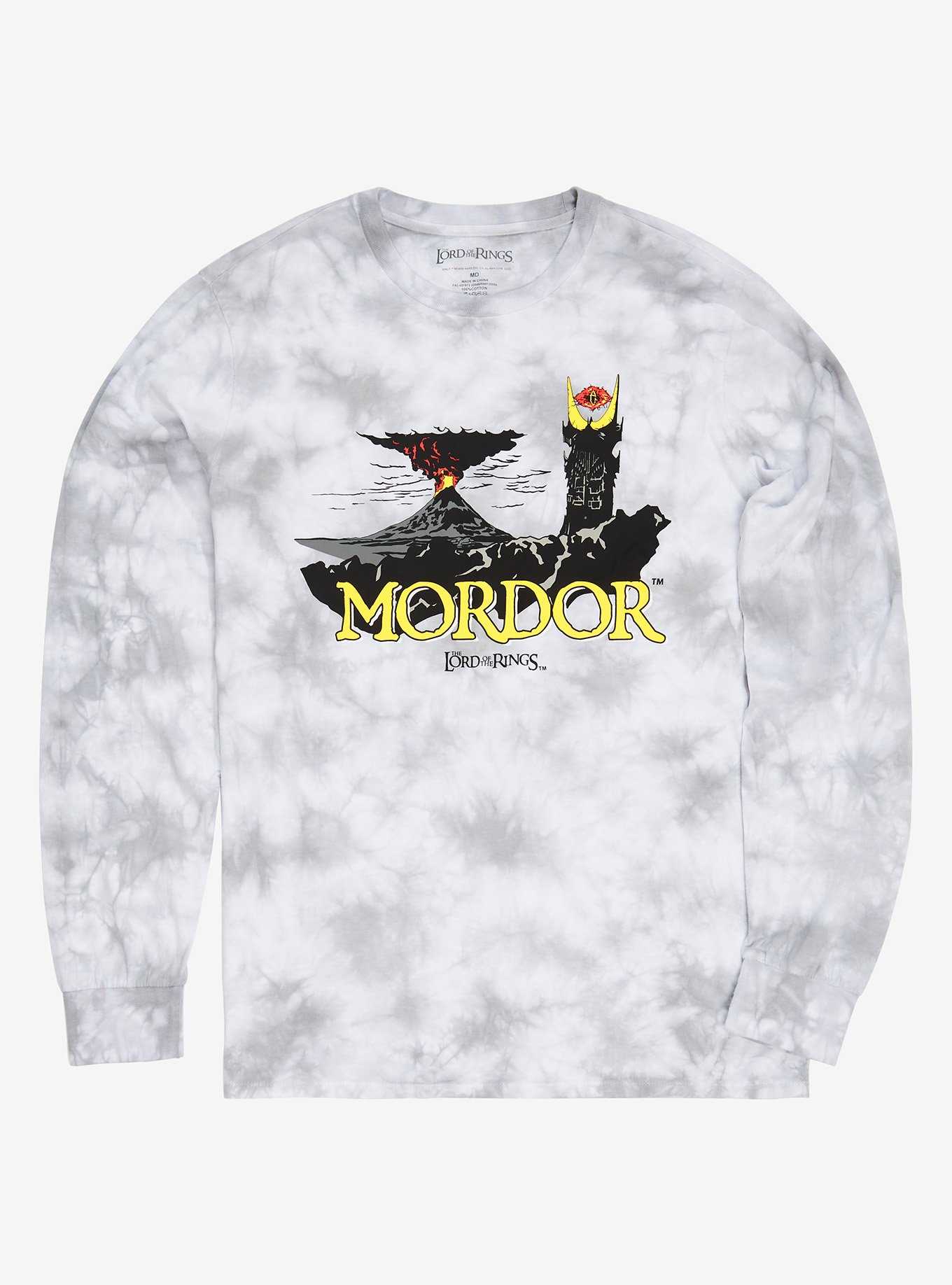 The Lord of the Rings Mordor Long Sleeve Tie-Dye T-Shirt - BoxLunch Exclusive , , hi-res