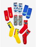 Disney Lilo & Stitch Vibrant Sock Set 6 Pair, , hi-res