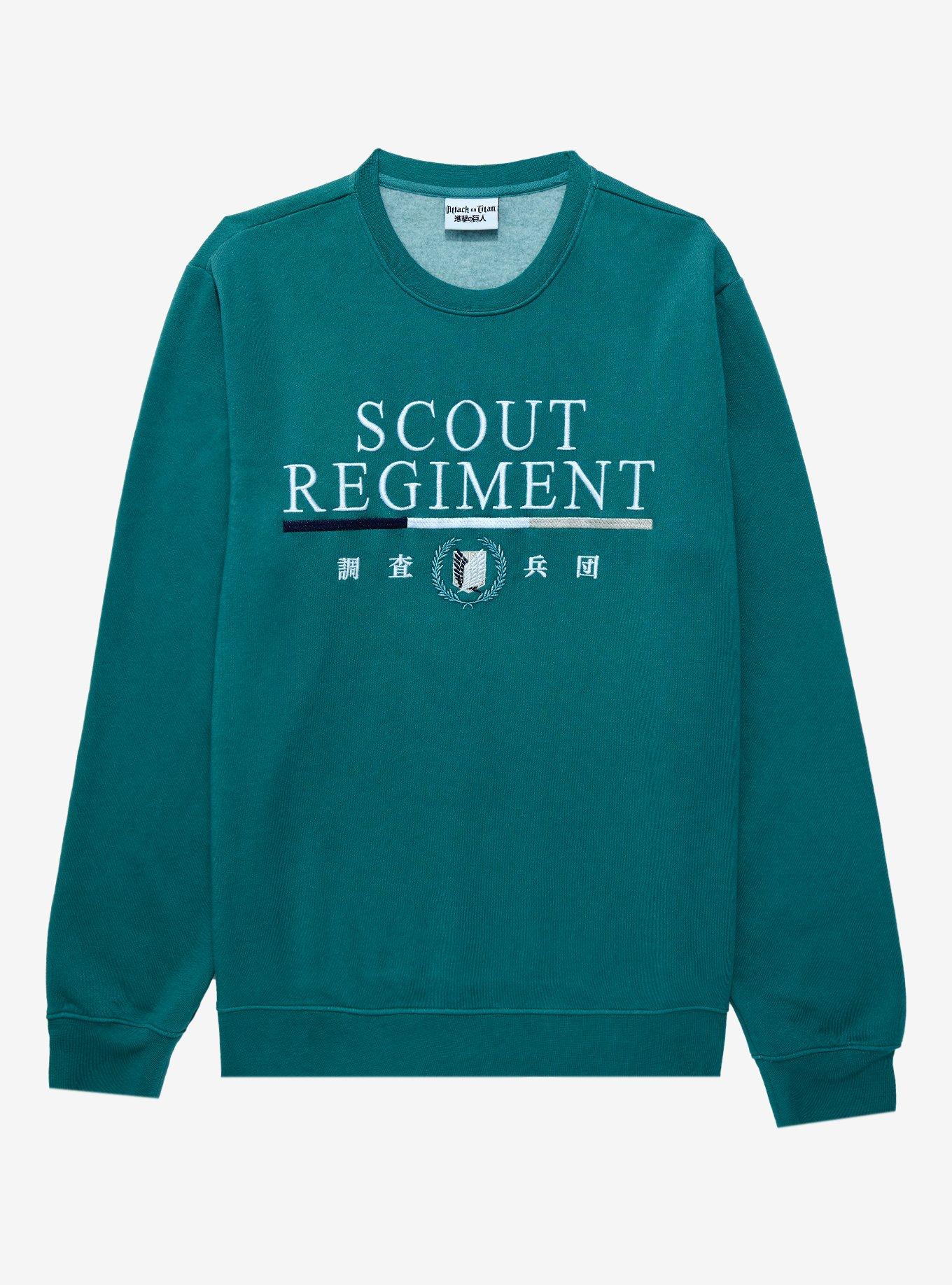 Attack on Titan Scout Regiment Collegiate Crewneck BoxLunch