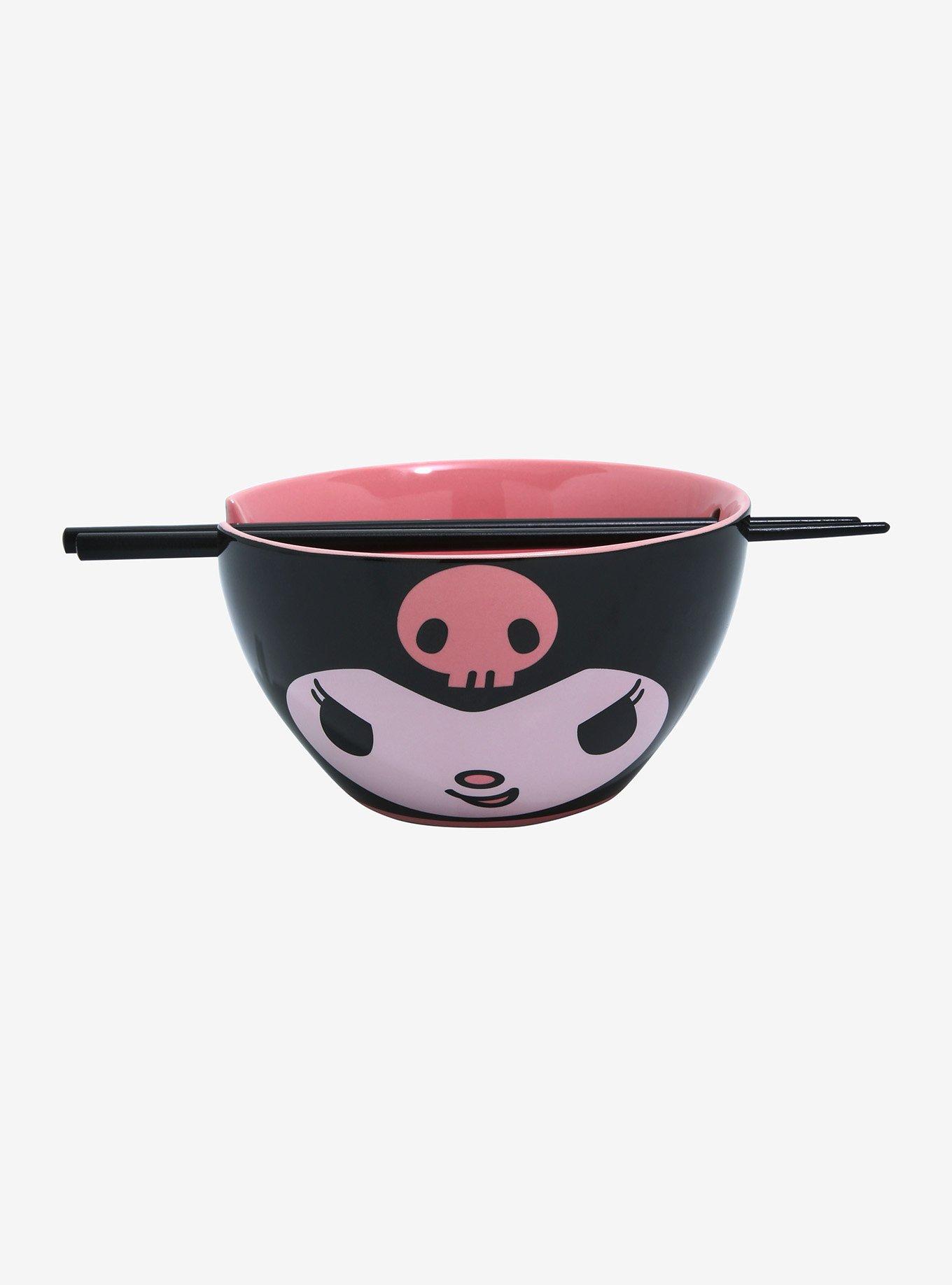 Kuromi Ramen Bowl With Chopsticks, , hi-res