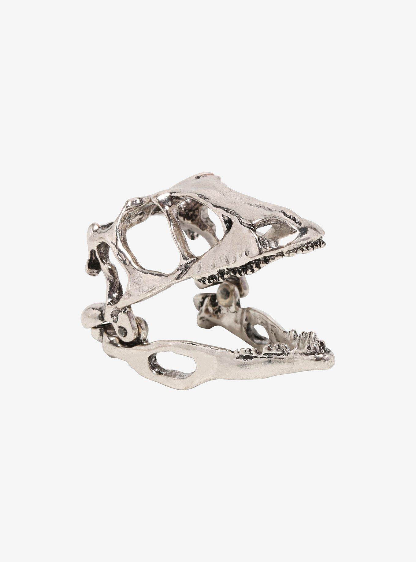 Jurassic Park Dinosaur Head Fossil Ring, , hi-res