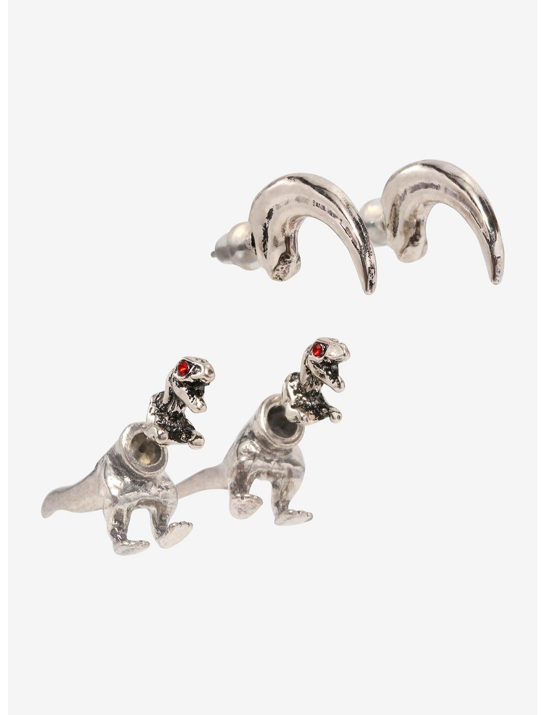 Jurassic Park Dinosaur Tail Stud Earrings Set, , hi-res