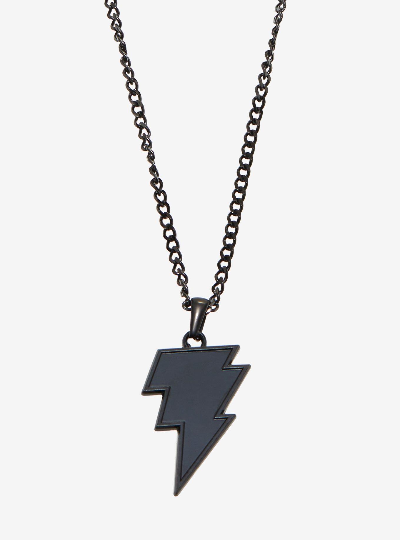 DC Comics Black Adam Lightning Bolt Necklace, , hi-res