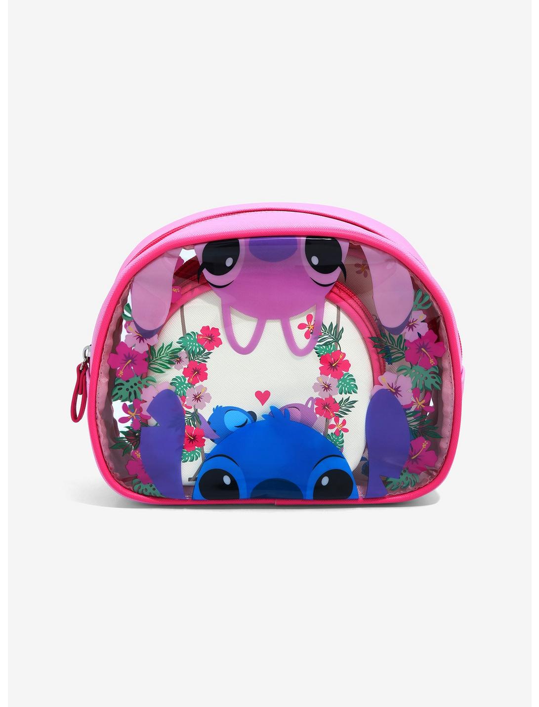 Disney Lilo & Stitch: The Series Angel & Stitch Cosmetic Bag Set - BoxLunch Exclusive, , hi-res