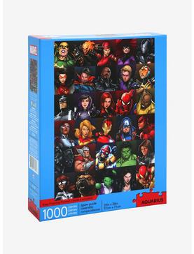 Plus Size Marvel Heroes Grid Portrait 1000-Piece Puzzle , , hi-res
