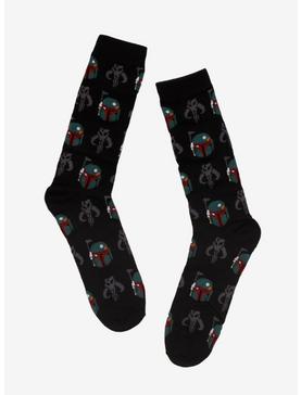 Star Wars Boba Fett Mythosaur Crew Socks, , hi-res