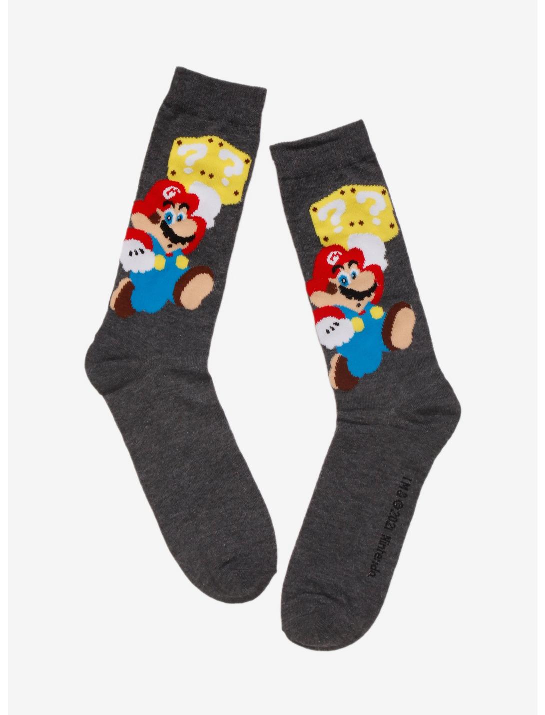 Super Mario Cube Crew Socks, , hi-res