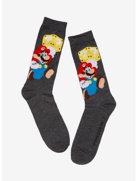 Super Mario Cube Crew Socks, , hi-res