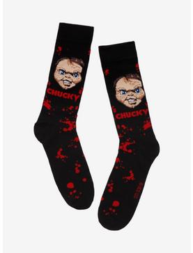 Chucky Blood Splatter Crew Socks, , hi-res