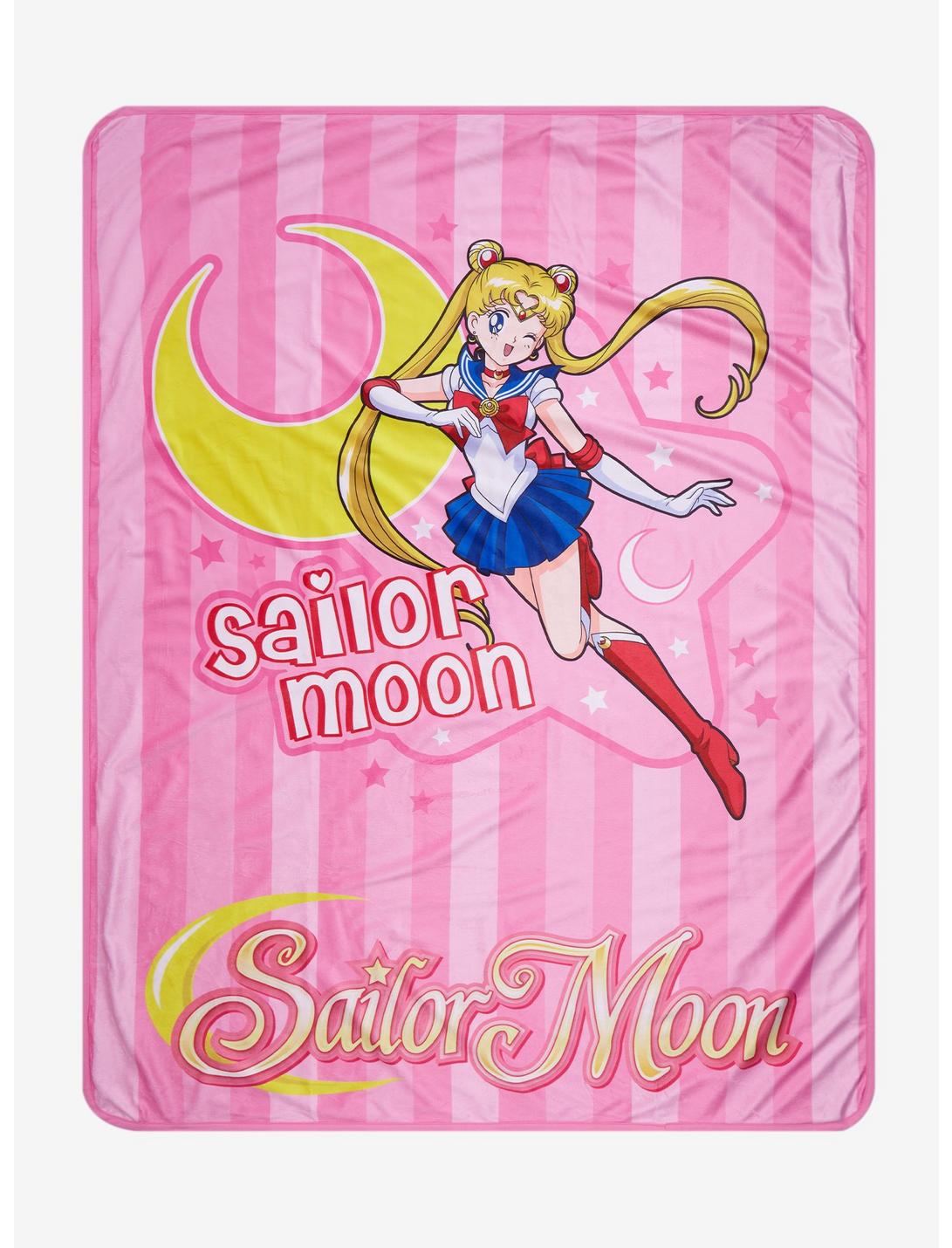 Sailor Moon Stripe Throw Blanket, , hi-res