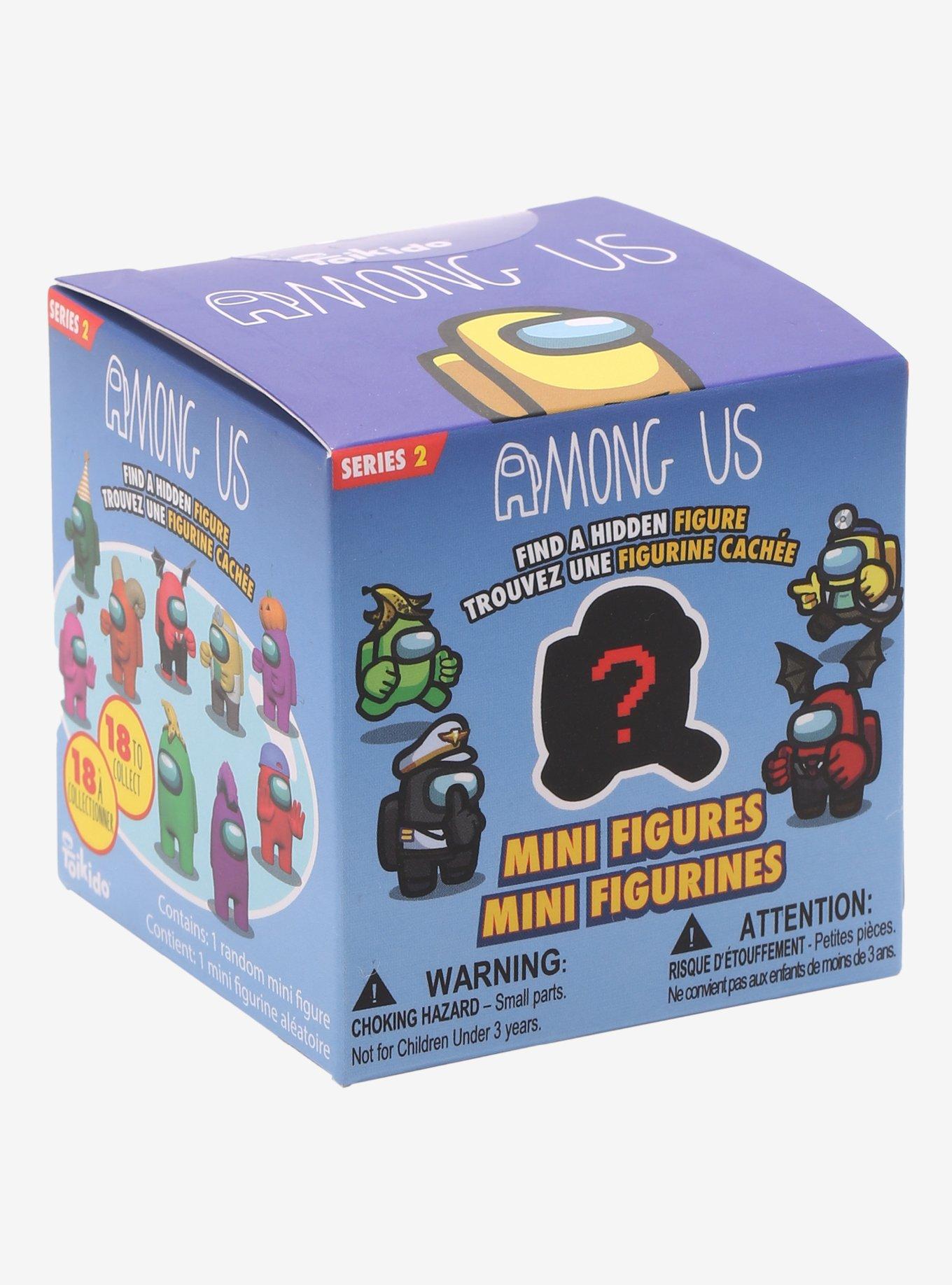  Among Us Action Figures Series 3 - Pack of 8 Collectible  Figurines - Official Among Us Toys for Boys & Girls - Collect All Crewmates  from The Among Us Video Game 