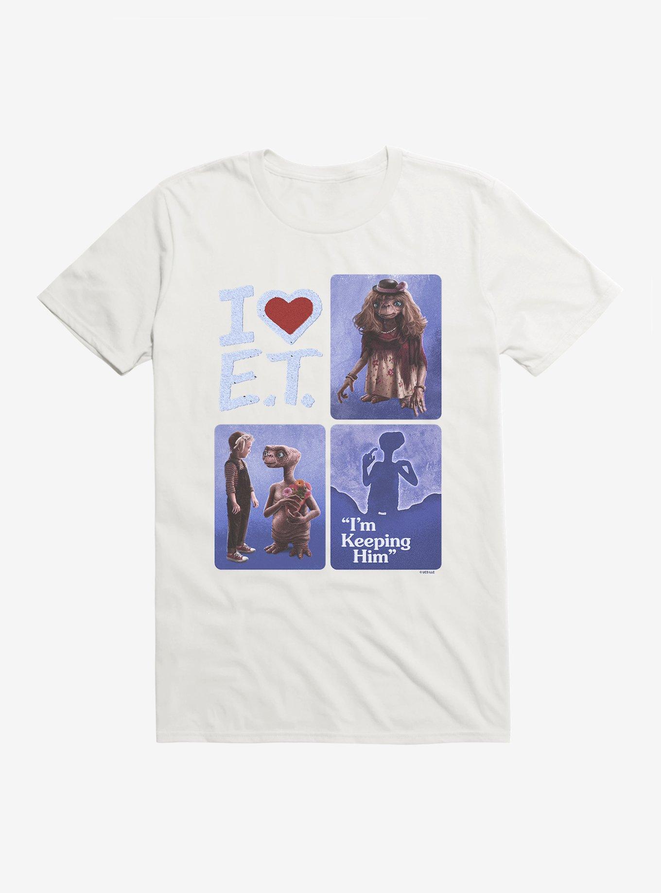 E.T. 40th Anniversary I Heart E.T. T-Shirt, WHITE, hi-res