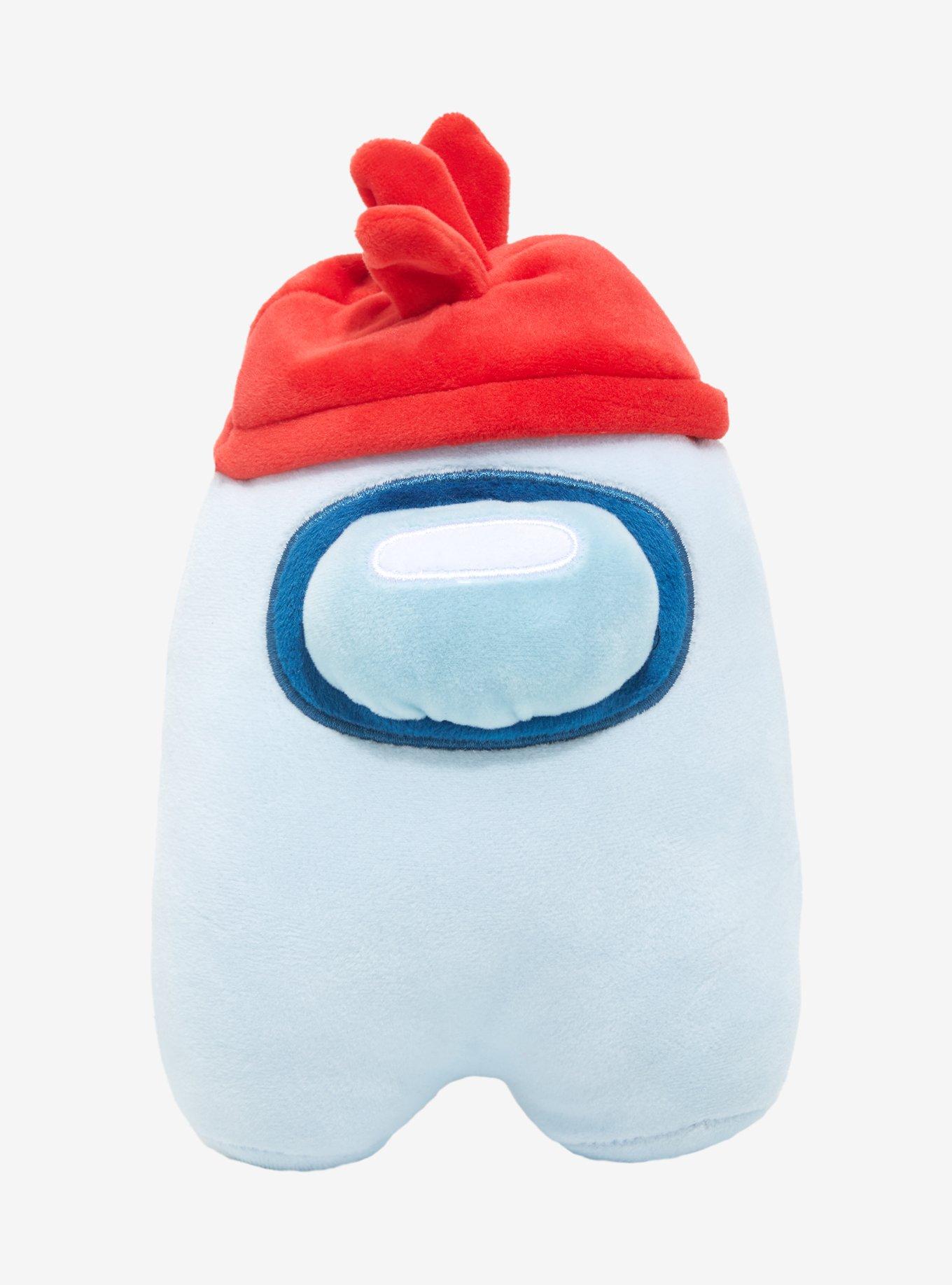 Among Us White Party Hat Crewmate Plush, , hi-res