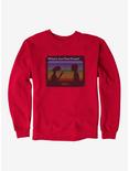 E.T. 40th Anniversary Where Are You From E.T And Elliott Silhouette Sweatshirt, RED, hi-res