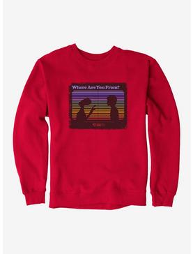 E.T. 40th Anniversary Where Are You From E.T And Elliott Silhouette Sweatshirt, , hi-res