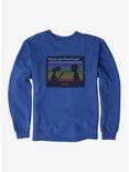 E.T. 40th Anniversary Where Are You From E.T And Elliott Silhouette Sweatshirt, ROYAL BLUE, hi-res