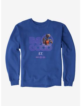 E.T. 40th Anniversary Be Good Striped Font Purple Sweatshirt, , hi-res