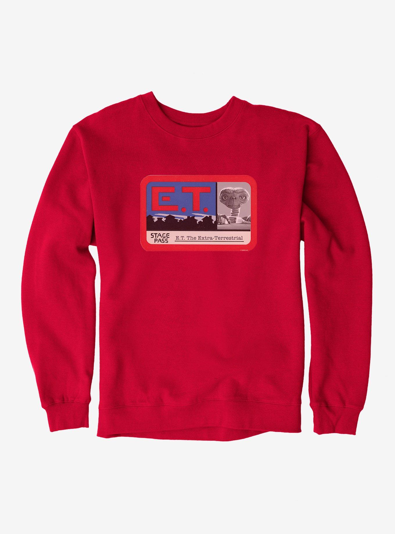 E.T. 40th Anniversary Stage Pass Sweatshirt, RED, hi-res