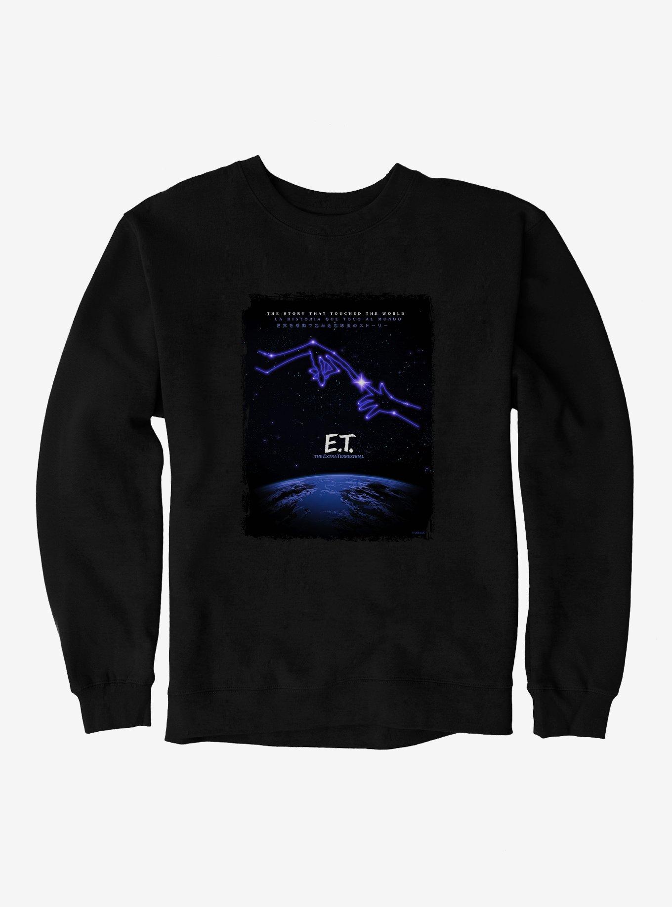 E.T. 40th Anniversary The Story That Touched The World Sweatshirt, BLACK, hi-res
