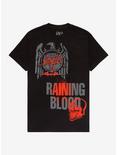 Slayer Raining Blood Splatter T-Shirt, BLACK, hi-res
