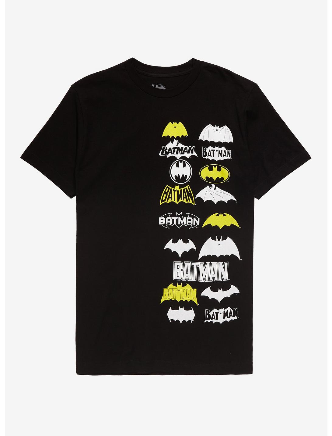 DC Comics Batman Through The Ages Logo T-Shirt, MULTI, hi-res
