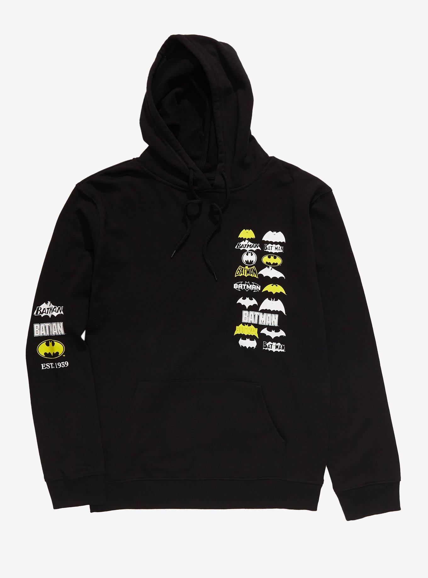 DC Comics Batman Through The Ages Logo Hoodie, MULTI, hi-res