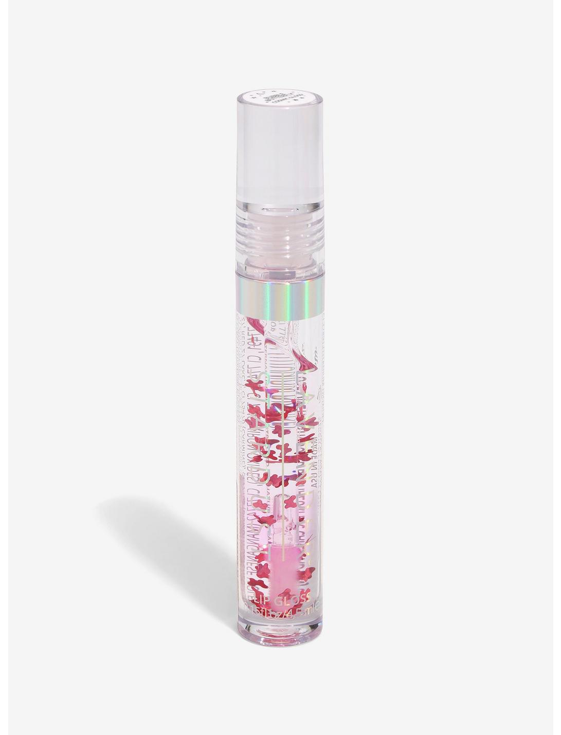 Lavender Stardust Bubble Butterfly Lip Gloss, , hi-res