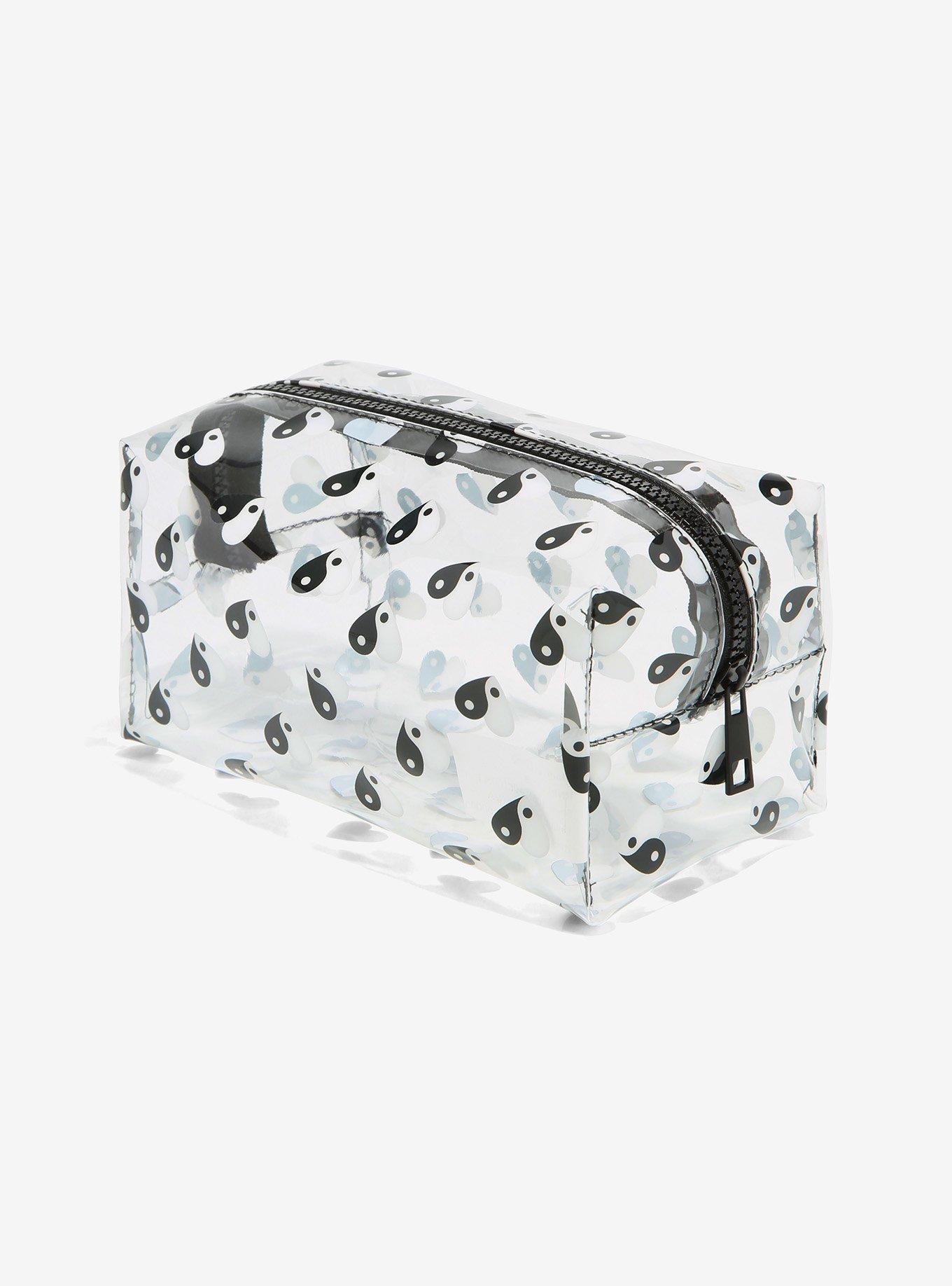 Heart Yin-Yang Clear Makeup Bag, , hi-res