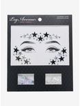 Silver Star & Glitter Face Jewels, , hi-res