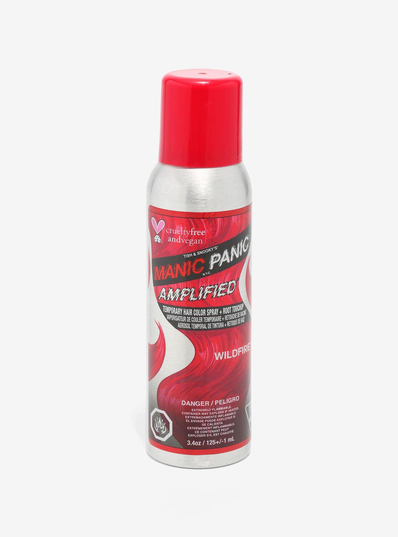 Manic Panic Amplified Wildfire Red Hair Color Spray Hot Topic