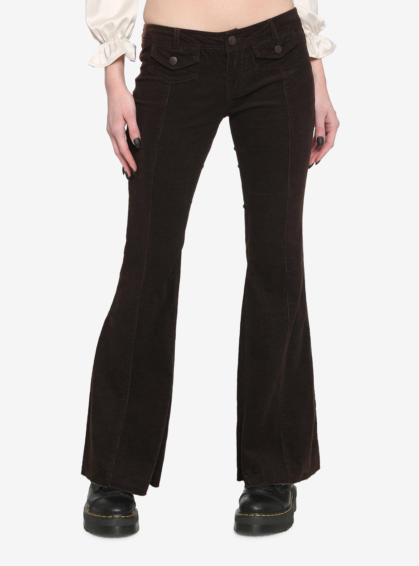 ボトムスその他 Salvatore Ferragamo Dark Brown Corduroy Flared Pant Cotton corduroy flared pants in brown - Ferragamo | Mytheresa