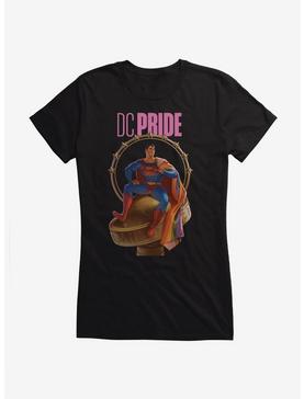 DC Comics Superman Metropolis Pride Girls T-Shirt, BLACK, hi-res