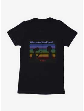 E.T. 40th Anniversary Where Are You From E.T And Elliott Silhouette Womens T-Shirt, , hi-res