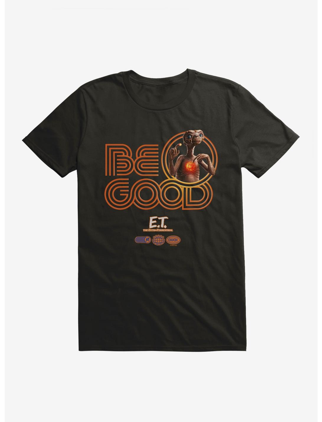 E.T. 40th Anniversary Be Good Striped Font Orange T-Shirt, , hi-res