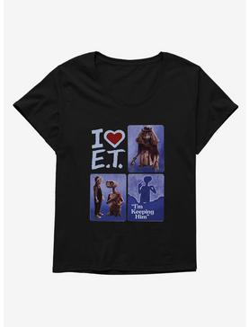 E.T. 40th Anniversary I Heart E.T. Womens T-Shirt Plus Size, , hi-res