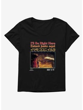 E.T. 40th Anniversary I'll Be Right Here Multi Language Movie Still Womens T-Shirt Plus Size, , hi-res
