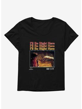 E.T. 40th Anniversary I'll Be Right Here Movie Still Womens T-Shirt Plus Size, , hi-res